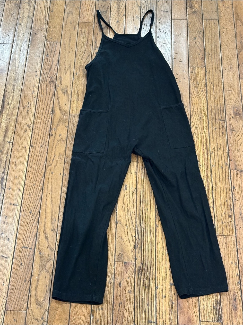 SHEIN Black Kids Utility Strap Jumpsuit